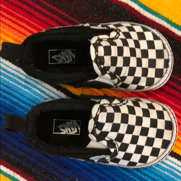 Baby Vans Slip On Checkered Crib Shoe - Picture 2 of 3